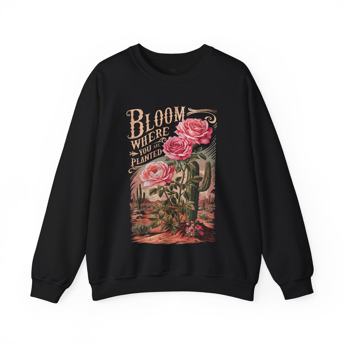 Bloom Light Print Sweatshirt