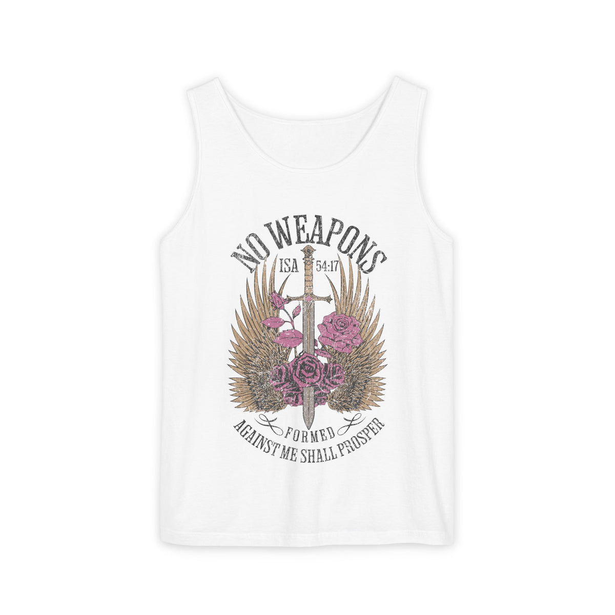 No Weapons Comfort Colors Tank