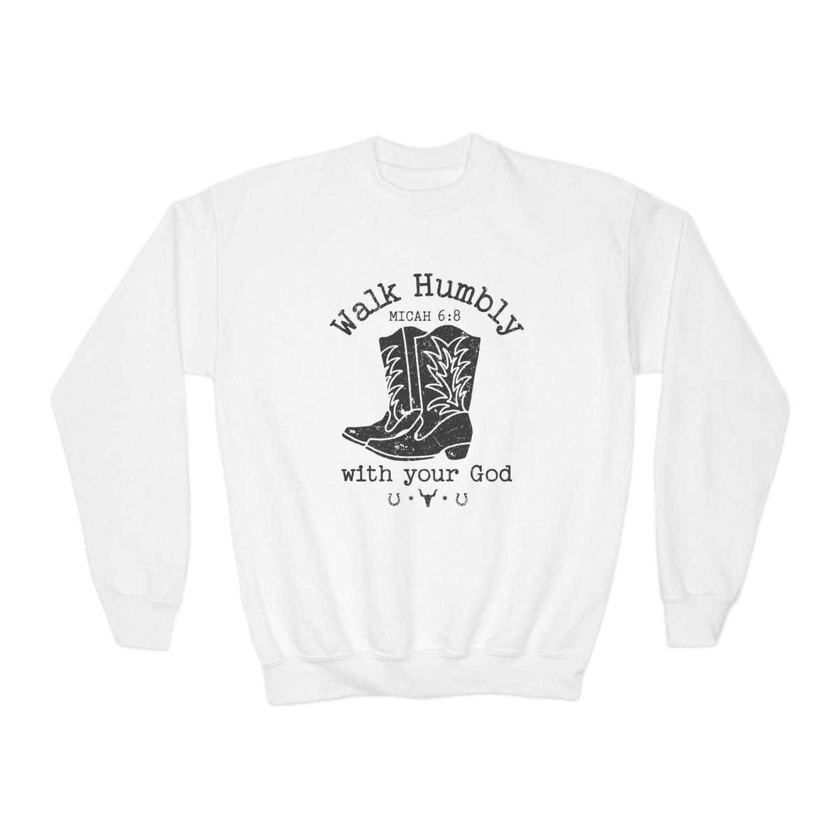 Youth Walk Humbly Sweatshirt