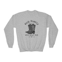 Youth Walk Humbly Sweatshirt