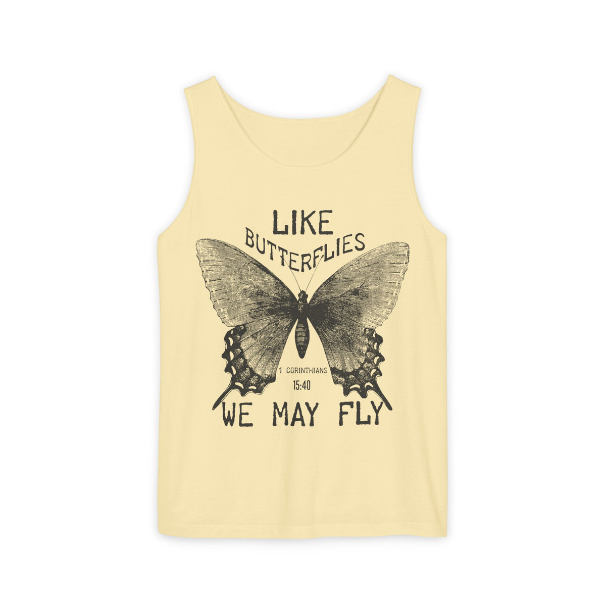 Life Butterflies Comfort Colors Tank