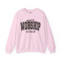 Brown Print Worship Sweatshirt