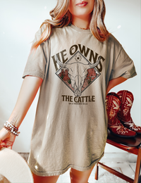 He Owns the Cattle Shirt