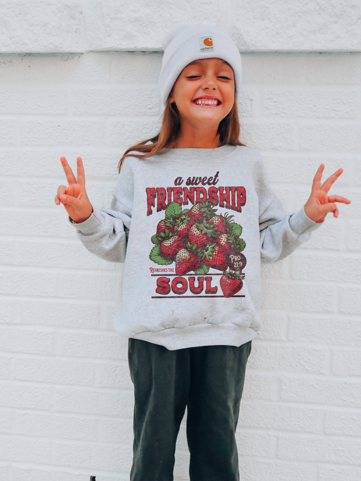 Strawberry Friendship Sweatshirt