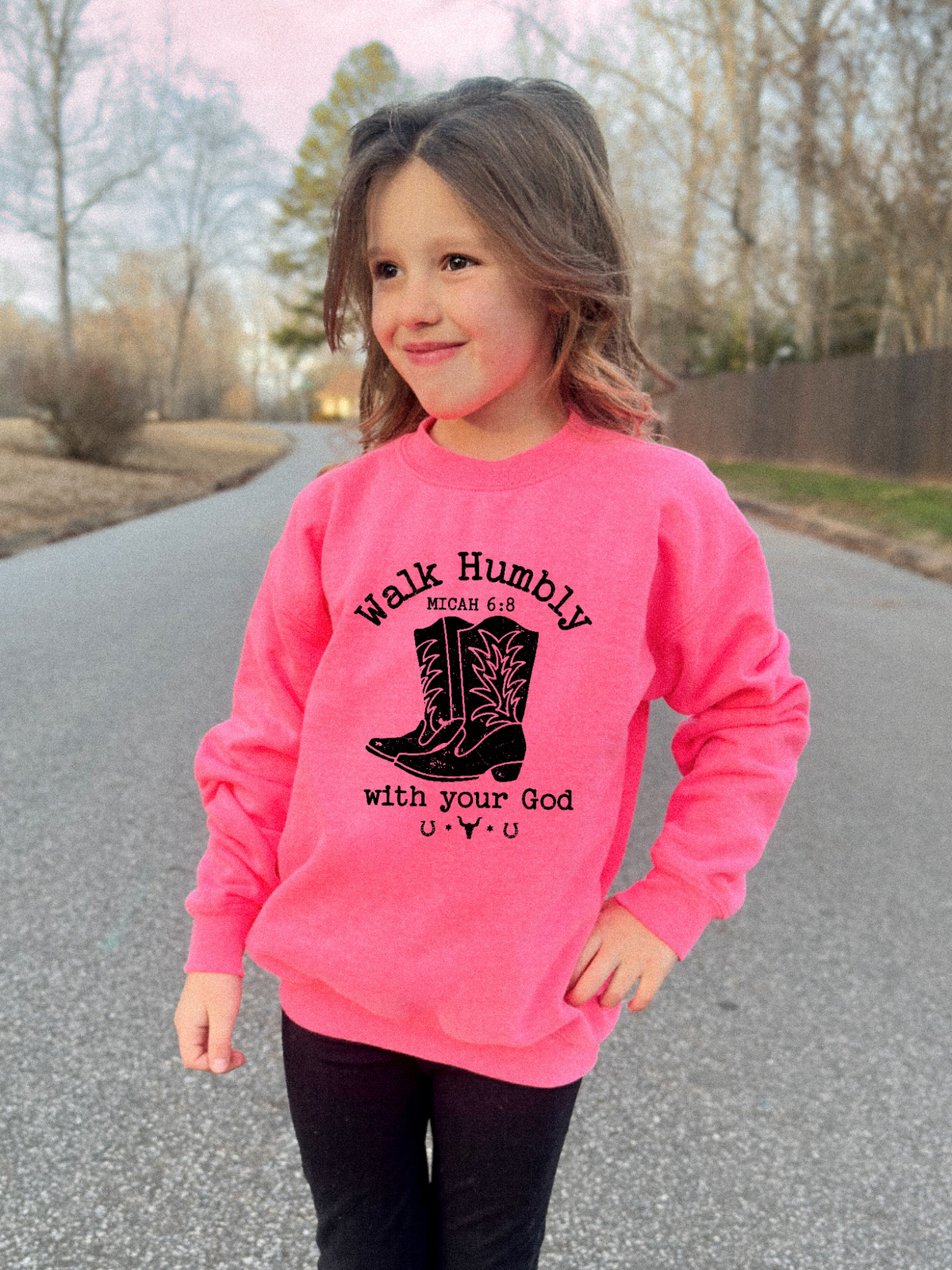 Youth Walk Humbly Sweatshirt