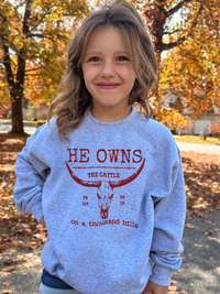 He Owns Youth Sweatshirt