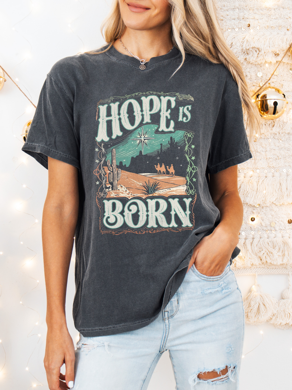 Desert Hope Is Born Christmas Shirt