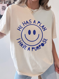 Retro He Has A Plan Shirt