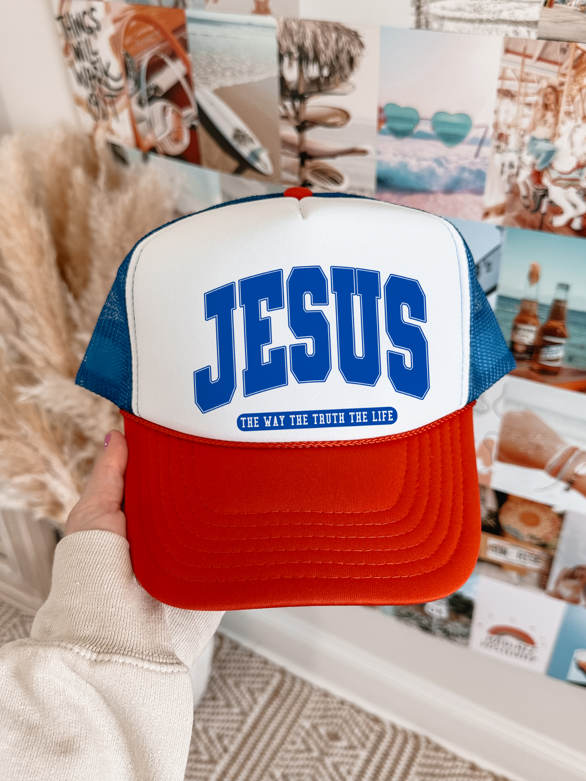 Jesus The Way The Truth Trucker Hat