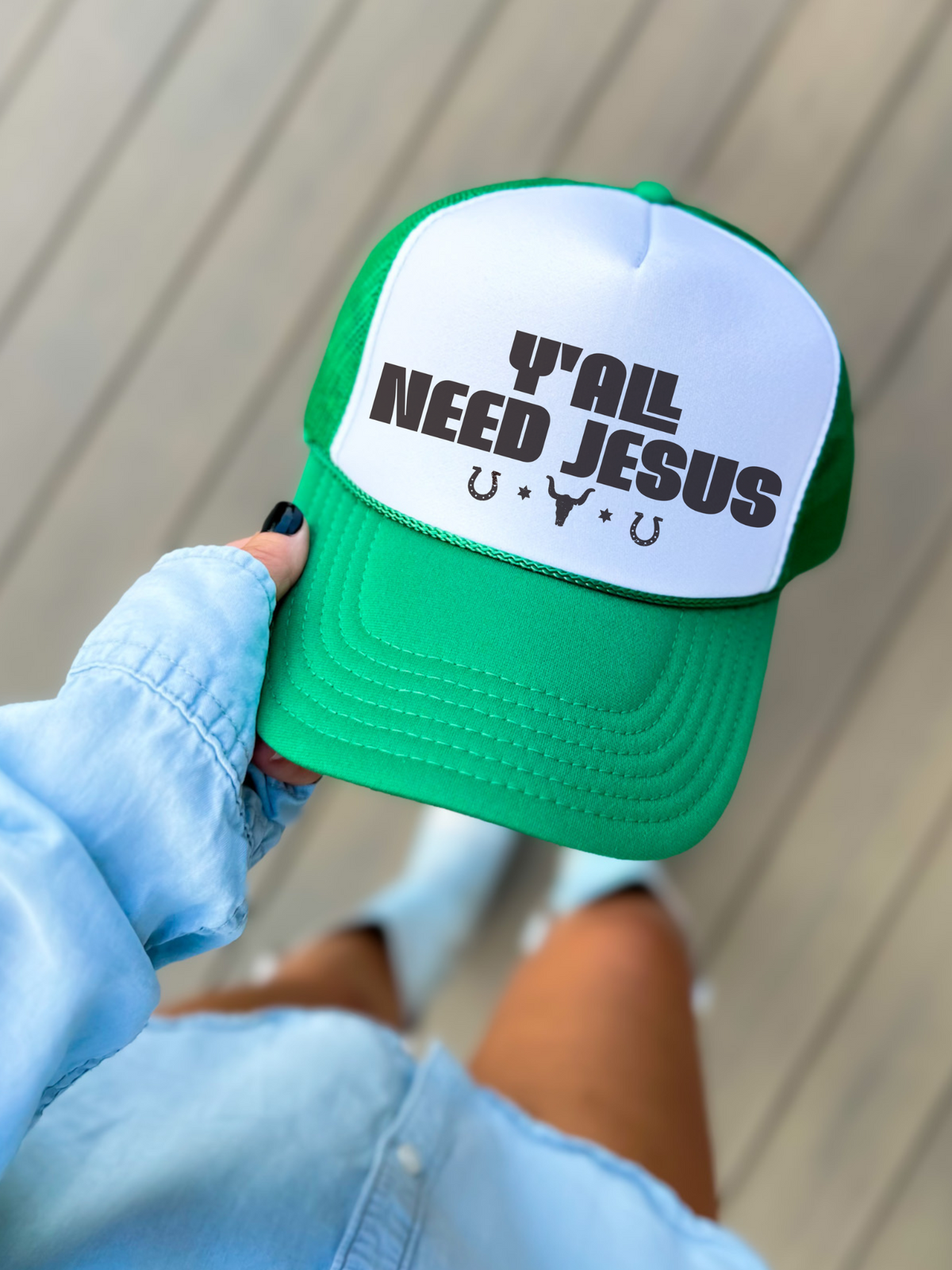 Y'all Need Jesus Trucker Hat