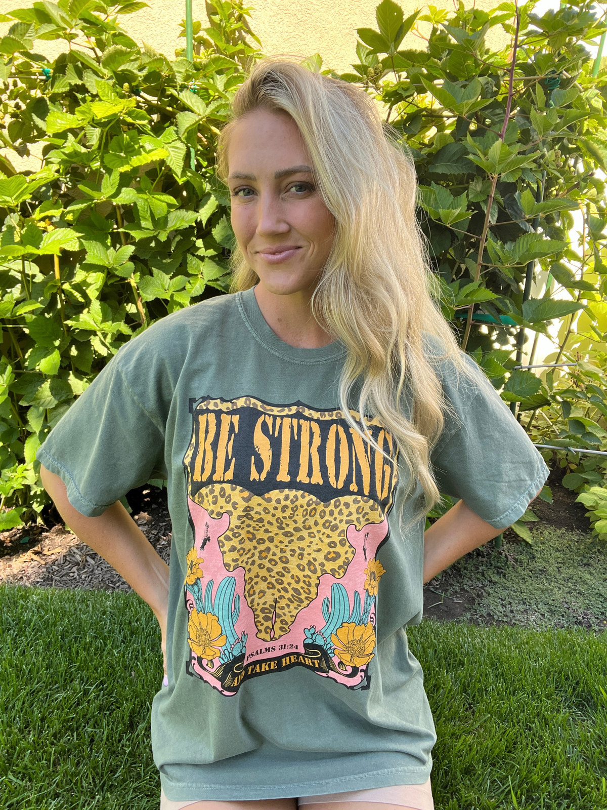 Western Be Strong Take Heart Shirt