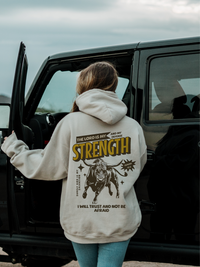 Strength Bull Yellow Print Hoodie