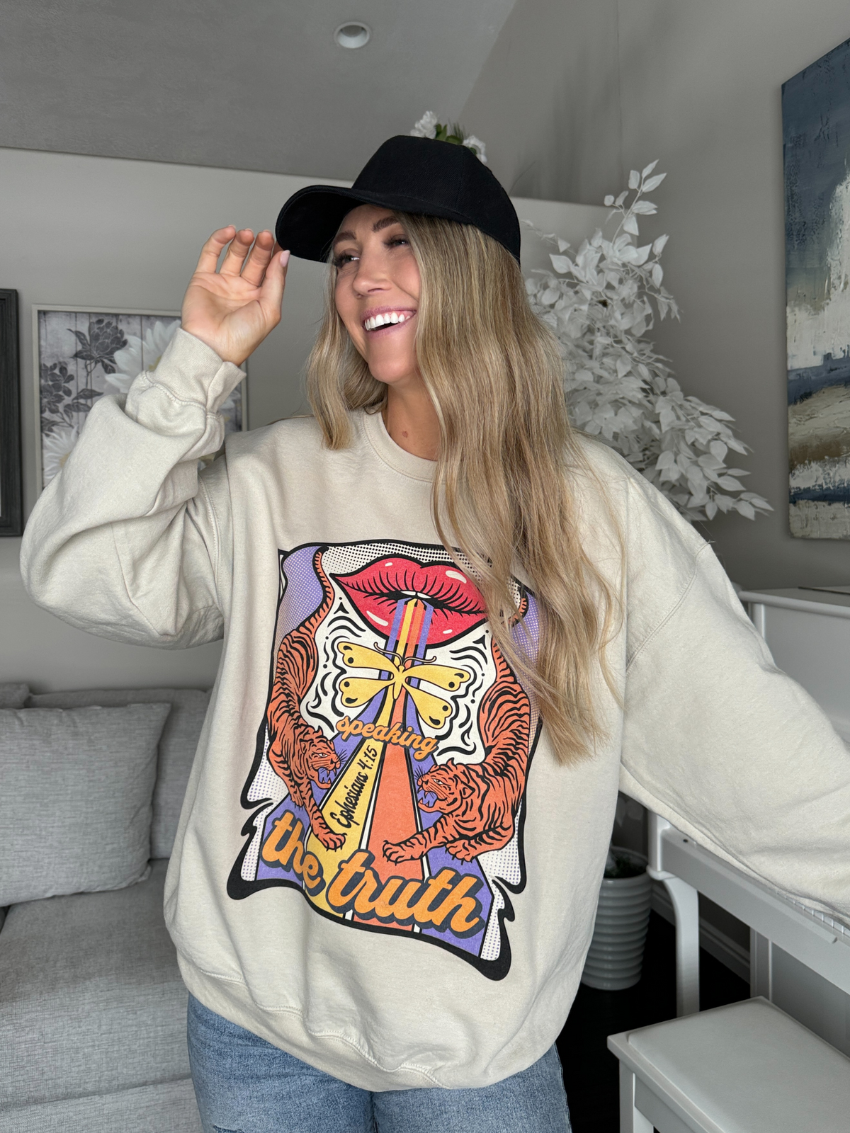 Retro Speaking The Truth Sweatshirt