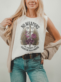 No Weapons Comfort Colors Tank